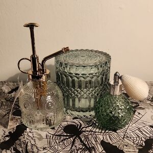 Elegant Glass Perfume Bottle Set